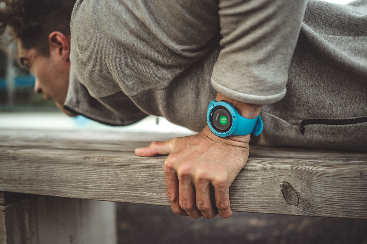 spartan trainer wrist hr blue